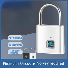 Outdoor Smart Fingerprint Padlock – Rust-Proof, Waterproof Electronic Padlock