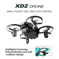 360° Stunt Mini RC Drone XD2 – One-Click Takeoff, Landing & Stable Hovering