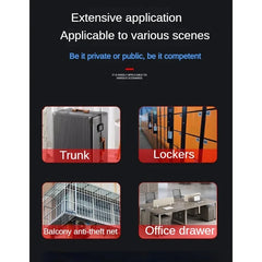 Outdoor Smart Fingerprint Padlock – Rust-Proof, Waterproof Electronic Padlock