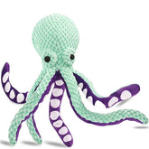 Interactive Dog Plush Octopus Toy – Squeaky, Durable & Anti-Boredom