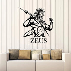 Wall Decal Lightning Bolts Zeus God Ancient Greek Myth Art Bedroom Living Room Home Decor Vinyl Window Stickers Wallpaper Q486