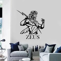 Wall Decal Lightning Bolts Zeus God Ancient Greek Myth Art Bedroom Living Room Home Decor Vinyl Window Stickers Wallpaper Q486