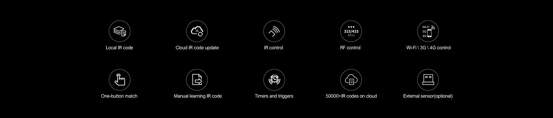 Broadlink RM4 Pro Universal Smart Remote – WiFi IR/RF + HTS2 for Smart Homes