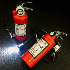 Fire Extinguisher Torch Lighter – Butane Gas Metal Cigar & Cigarette Lighter