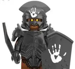 Lord of the Rings Action Figures – Elves, Orcs, Gandalf, Rohan Knights Building Blocks
