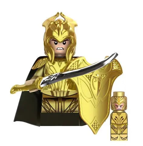 Lord of the Rings Action Figures – Elves, Orcs, Gandalf, Rohan Knights Building Blocks