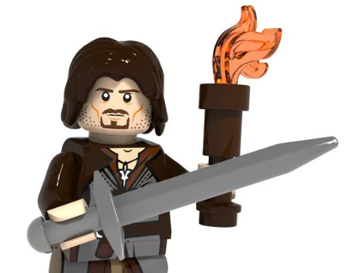 Lord of the Rings Action Figures – Elves, Orcs, Gandalf, Rohan Knights Building Blocks