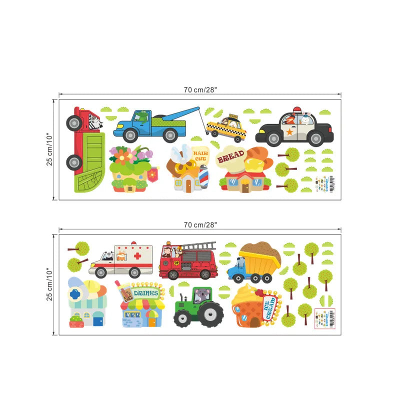 3D Cartoon Lightning McQueen  Wall Stickers For Kid's Room Kindergarten Bedroom Living Room Diy Wall Decoration