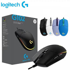 Logitech G102 USB Gaming Mouse – 8000 DPI, RGB Lighting for PC & Mac