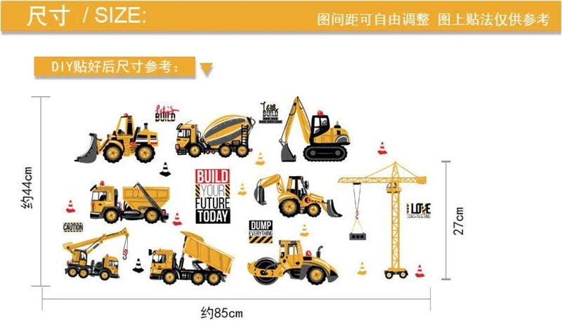 3D Cartoon Lightning McQueen  Wall Stickers For Kid's Room Kindergarten Bedroom Living Room Diy Wall Decoration