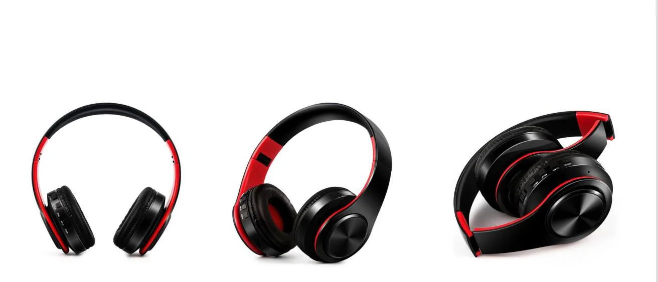 HIFI Stereo Bluetooth Earphones – FM Radio & SD Card Support with Mic