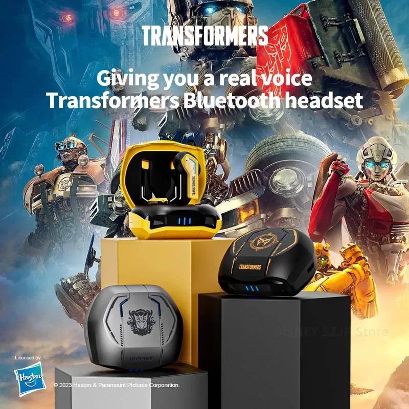 TF-T06 Wireless Earbuds – TRANSFORMERS Bluetooth Headphones for Gaming & Music