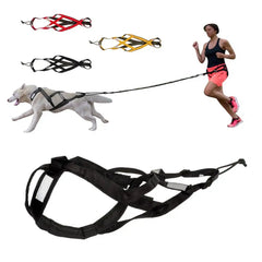 Thickened Chest Pet Harness Double Dog Harness Adjustable Reflective Pet Harness for Night Walking Weight for Outdoor