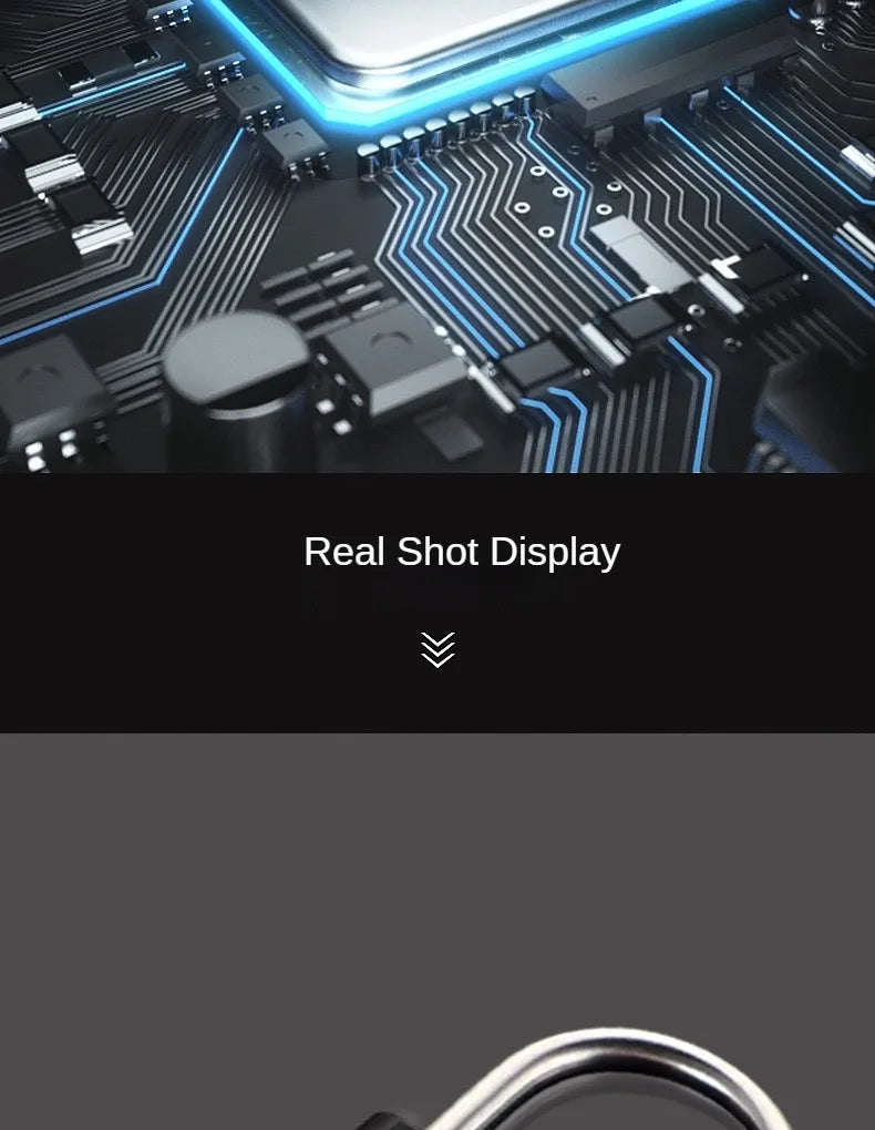 Outdoor Smart Fingerprint Padlock – Rust-Proof, Waterproof Electronic Padlock