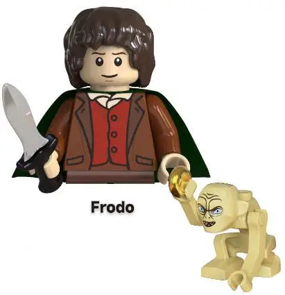 Lord of the Rings Action Figures – Elves, Orcs, Gandalf, Rohan Knights Building Blocks