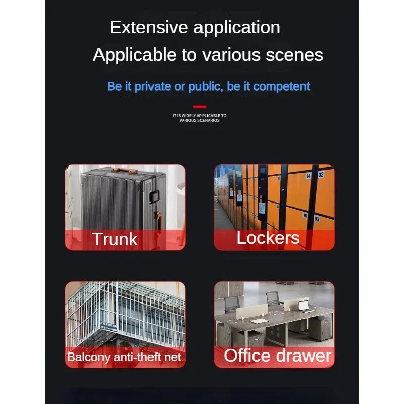 Outdoor Smart Fingerprint Padlock – Rust-Proof, Waterproof Electronic Padlock