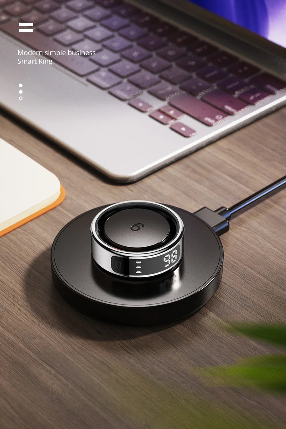 COLMI R12 Smart Ring – Health Tracker, Display, Touch Control, Waterproof (5ATM)