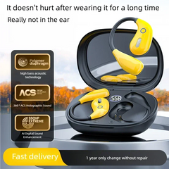 Sports Earbuds for Women – Bluetooth 5.4, Ear Hook, LED Display, Stereo Sound