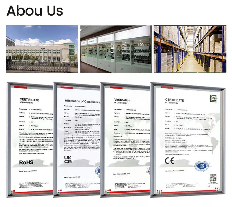 Professional Rechargeable Dog Hair Clipper – All-Metal, Low-Noise Pet Trimmer