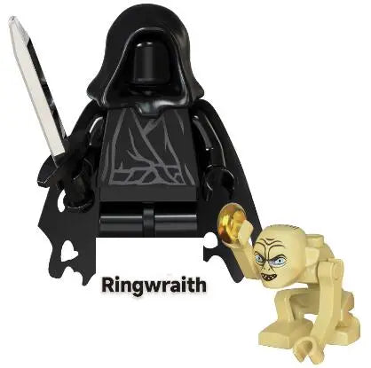 Lord of the Rings Action Figures – Elves, Orcs, Gandalf, Rohan Knights Building Blocks