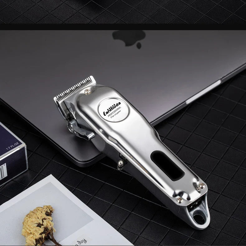 Professional Rechargeable Dog Hair Clipper – All-Metal, Low-Noise Pet Trimmer