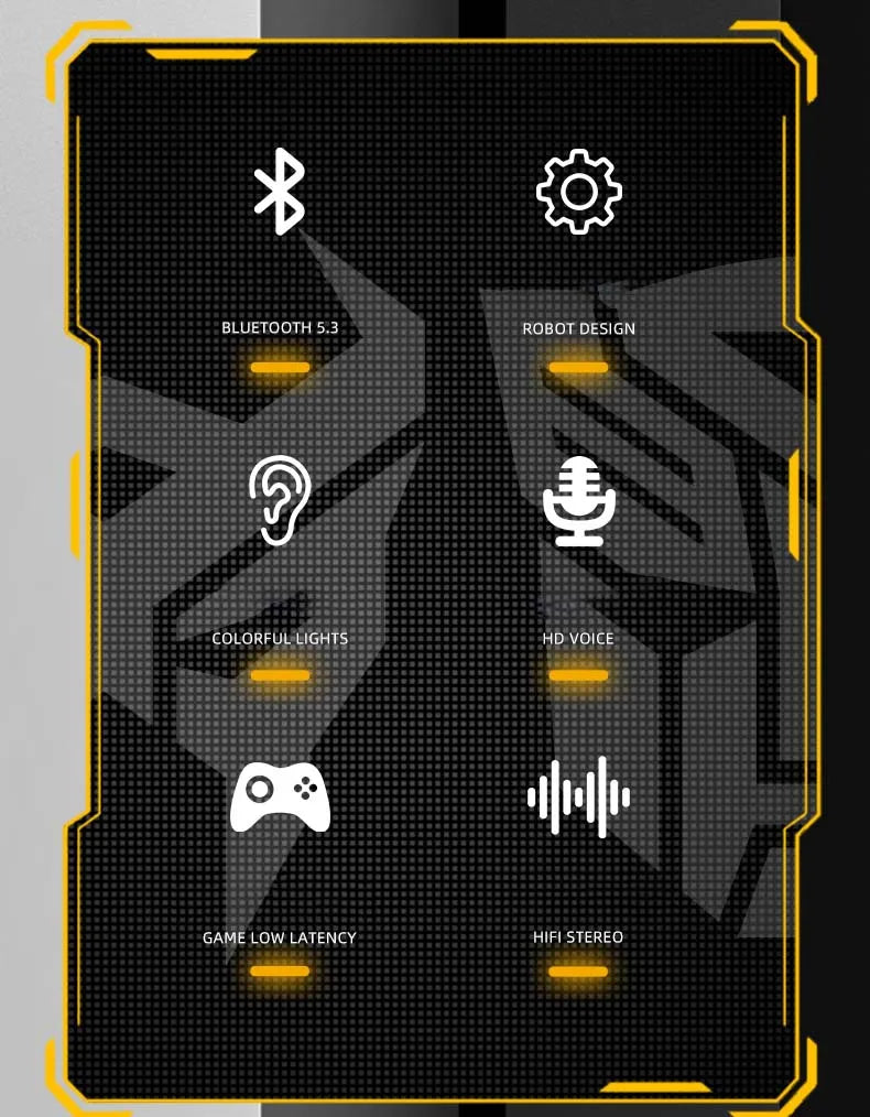 TF-T06 Wireless Earbuds – TRANSFORMERS Bluetooth Headphones for Gaming & Music