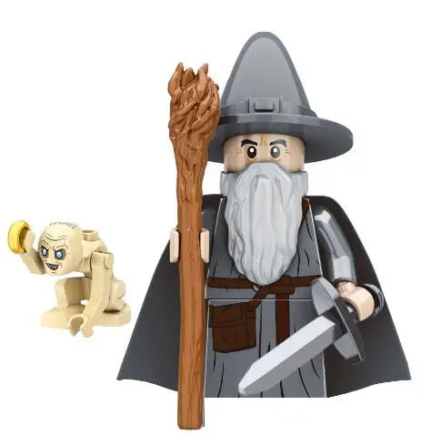 Lord of the Rings Action Figures – Elves, Orcs, Gandalf, Rohan Knights Building Blocks