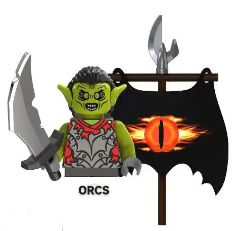 Lord of the Rings Action Figures – Elves, Orcs, Gandalf, Rohan Knights Building Blocks