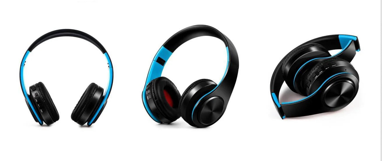 HIFI Stereo Bluetooth Earphones – FM Radio & SD Card Support with Mic