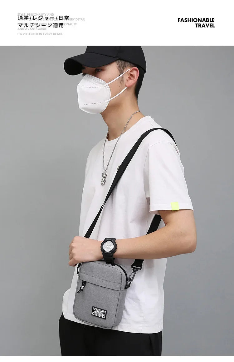 Fashion Small Square Diagonal Bag – Oxford Cloth Handbag for Casual Use