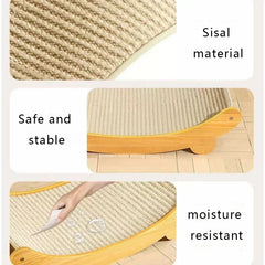 Cat Scratching Pads Cat Scratch Board Detachable Wear-resistant Multifuction Cats Sleeping Bed Kitten Grinding Cat Toys