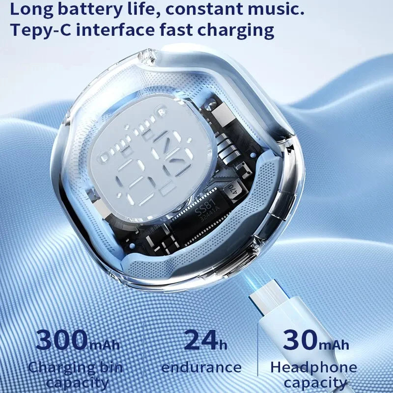 T8 Wireless Gaming Earphones – 3D Sound, ENC Noise Reduction, Long Battery Life