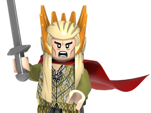 Lord of the Rings Action Figures – Elves, Orcs, Gandalf, Rohan Knights Building Blocks