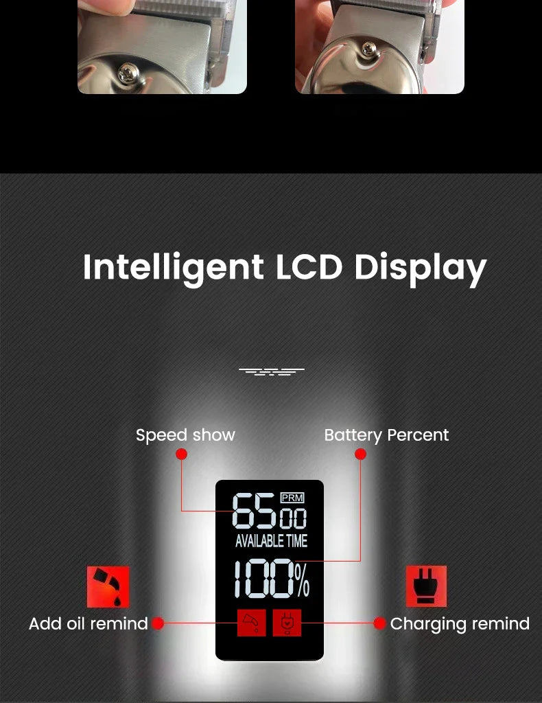 Professional Rechargeable Dog Hair Clipper – All-Metal, Low-Noise Pet Trimmer