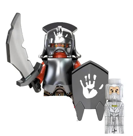 Lord of the Rings Action Figures – Elves, Orcs, Gandalf, Rohan Knights Building Blocks