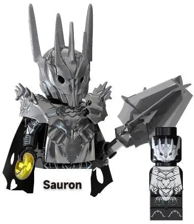 Lord of the Rings Action Figures – Elves, Orcs, Gandalf, Rohan Knights Building Blocks