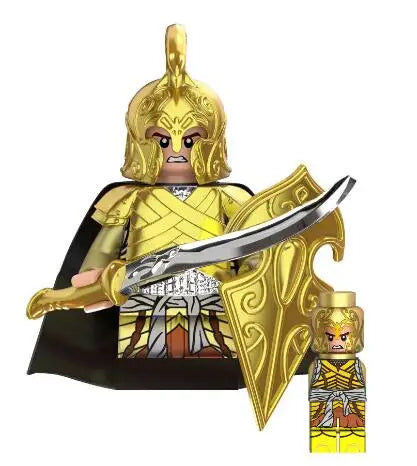 Lord of the Rings Action Figures – Elves, Orcs, Gandalf, Rohan Knights Building Blocks