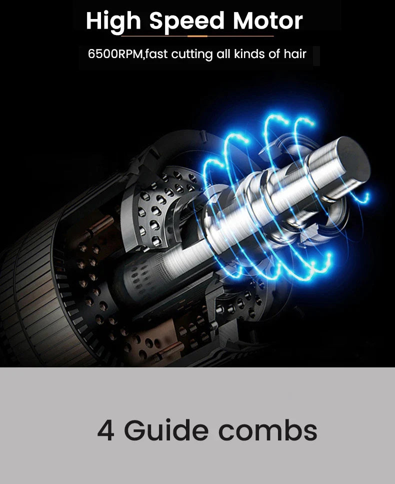 Professional Rechargeable Dog Hair Clipper – All-Metal, Low-Noise Pet Trimmer