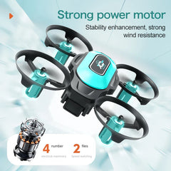 360° Stunt Mini RC Drone XD2 – One-Click Takeoff, Landing & Stable Hovering