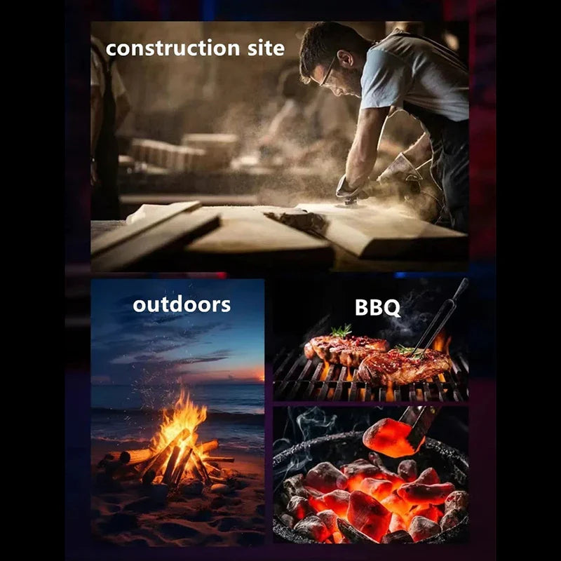 280K RPM Mini Electric Air Duster – Turbo Fan with LED Light, 4-Speed Adjustable