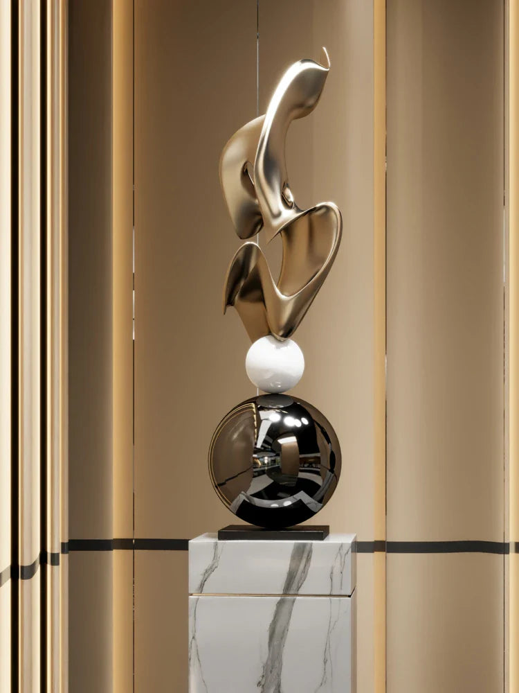 Home Decor Abstract Art Sculpture Large Ornament Living Room Bedside Table Sofa Tea Table Decoration Housewarming Gift