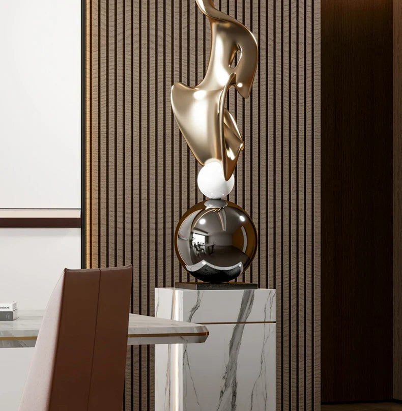 Home Decor Abstract Art Sculpture Large Ornament Living Room Bedside Table Sofa Tea Table Decoration Housewarming Gift