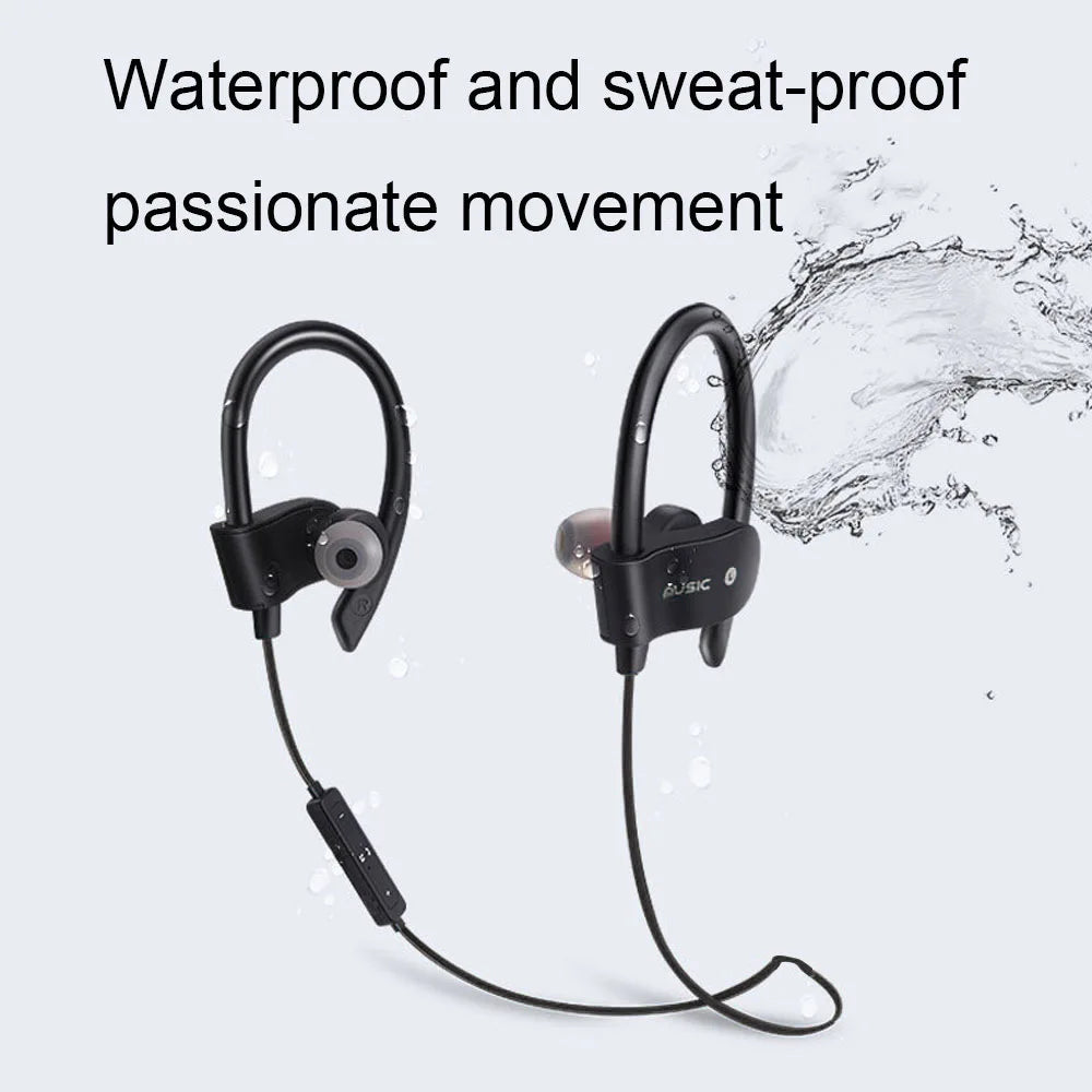 Mini Wireless Bluetooth Sports Earphones – TWS, Ear-Hooks, HiFi Stereo Music
