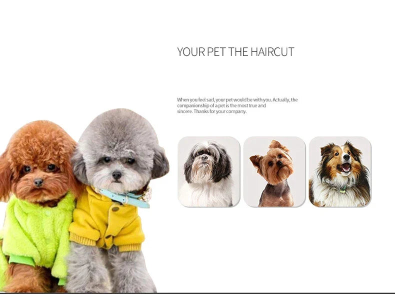 Professional Rechargeable Dog Hair Clipper – All-Metal, Low-Noise Pet Trimmer