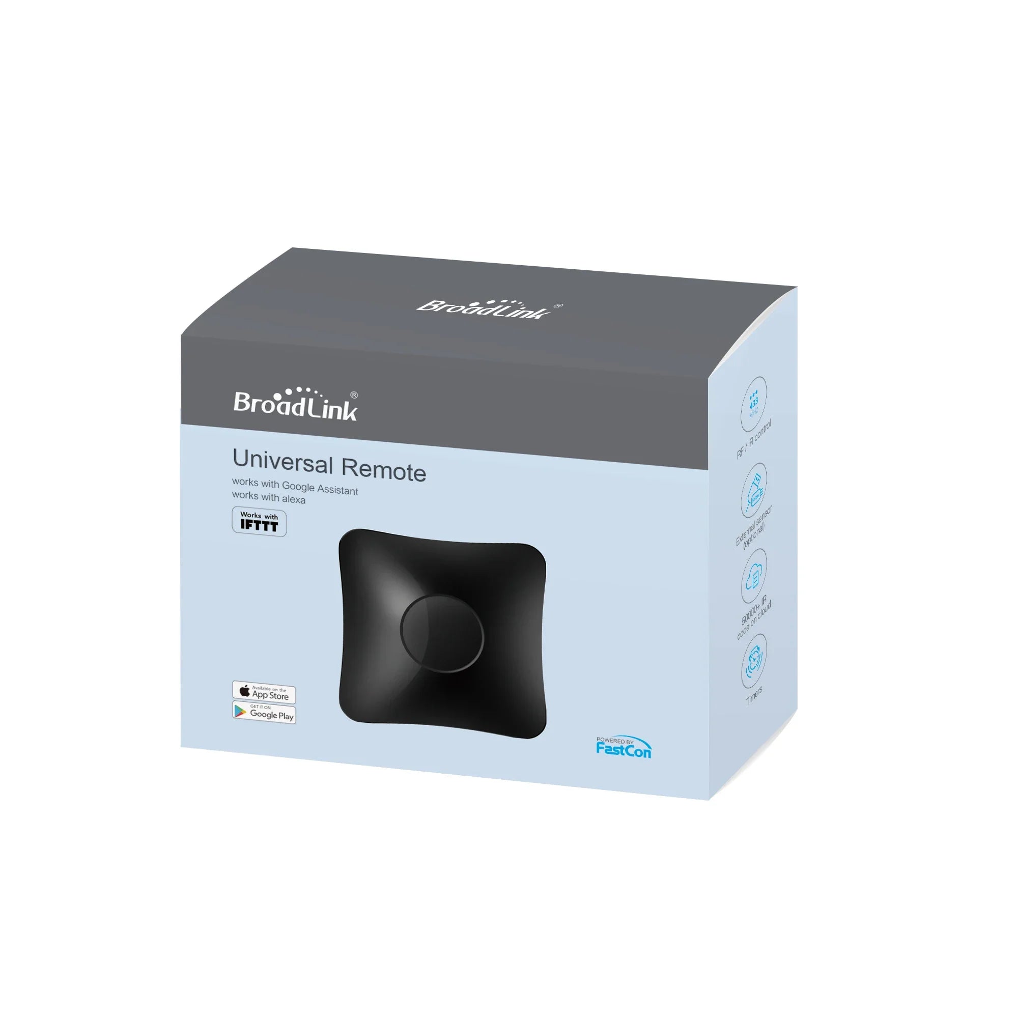 Broadlink RM4 Pro Universal Smart Remote – WiFi IR/RF + HTS2 for Smart Homes