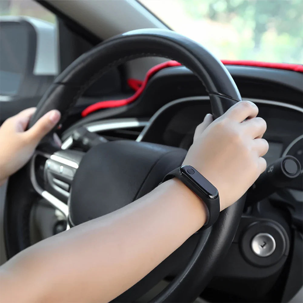 Car Anti-static Bracelet – Wireless Automatic Discharge, Black & Pink