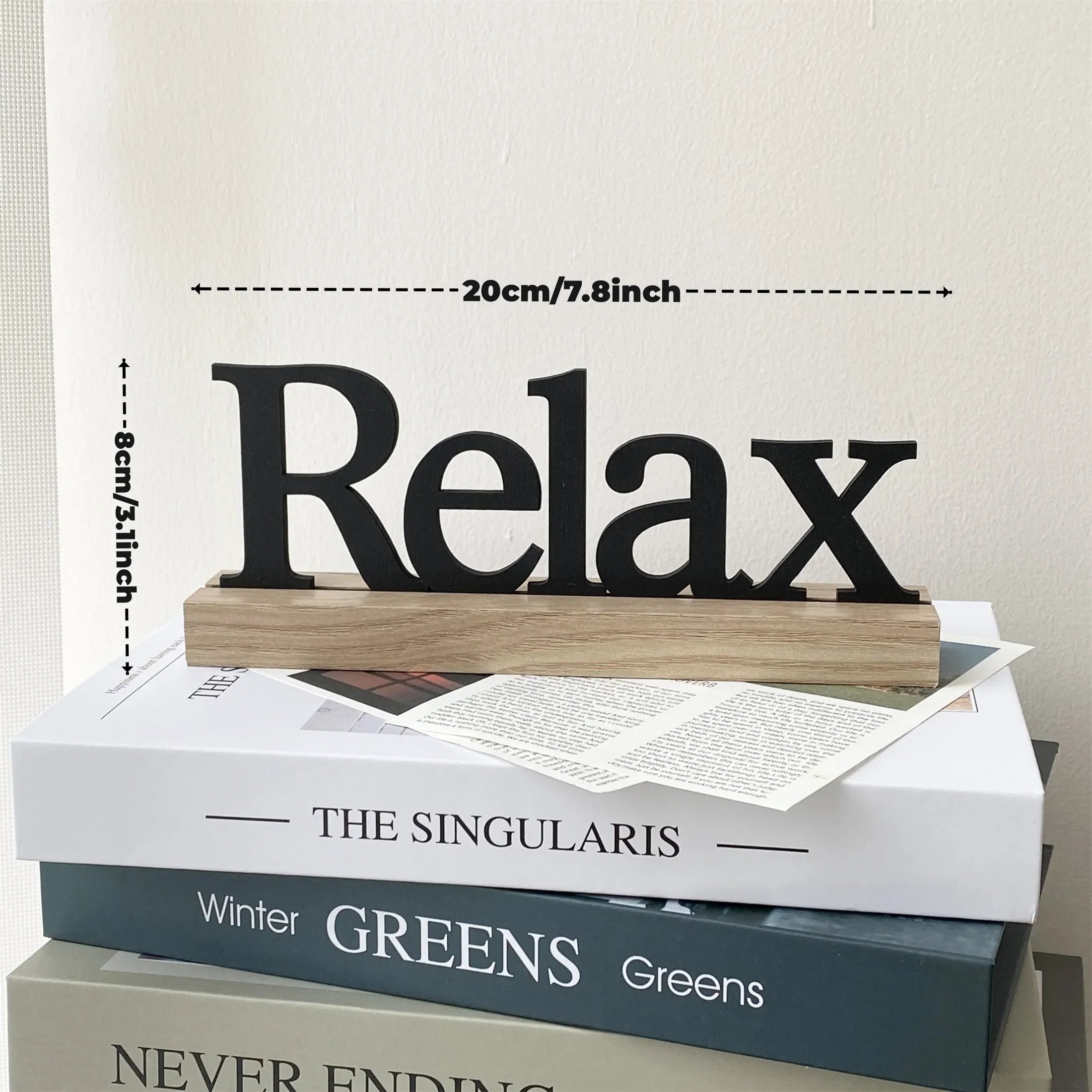 Inspirational Black Wooden Table Sign - Motivational Home Decor Centerpiece