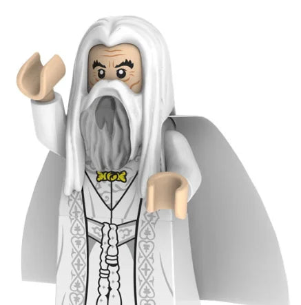 Lord of the Rings Action Figures – Elves, Orcs, Gandalf, Rohan Knights Building Blocks