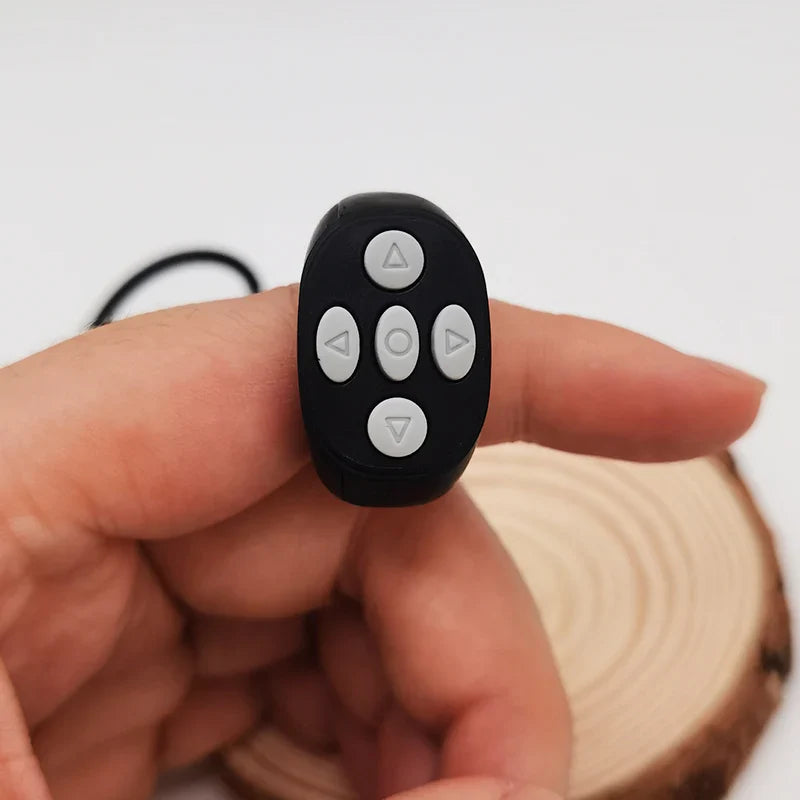2025 TikTok Bluetooth Remote Ring – Selfie Controller with 4 Buttons, 10m Range