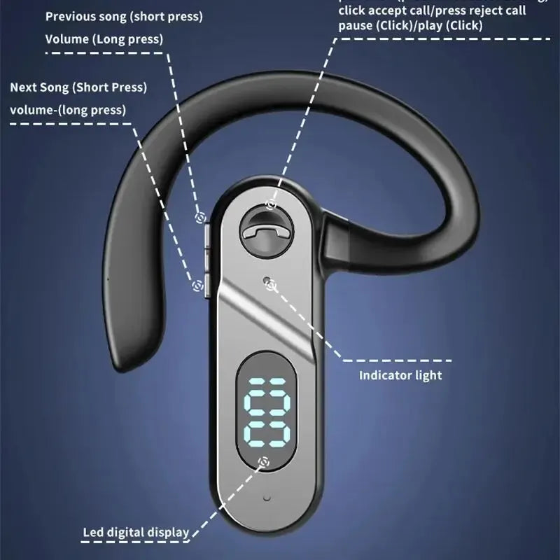 V28 TWS Bluetooth Headset – Wireless Smart Earbuds for Mobile Phones